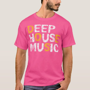 Camiseta Sonido de Música Deep House