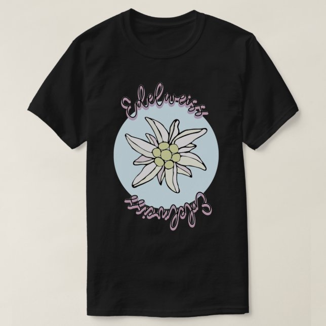Camiseta Sonido de música Edelweiss Pegatina (Diseño del anverso)
