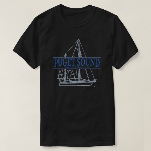 Camiseta Sonido de puget (Diseño del anverso)
