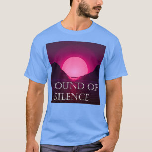 Camiseta Sonido de silencio Vaporwave art digital pink su