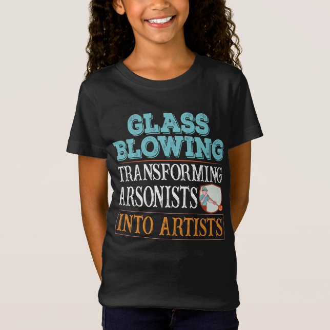 Camiseta Sonido de vidrio que transforma a pirómanos en art (Anverso)