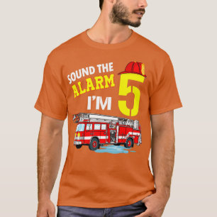 Camiseta Sonido Gracioso La Alarma Im 5 Pequeño Bombero 5