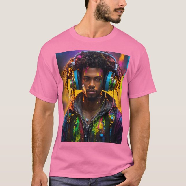 Camiseta "Sonido rebelde: El latido del rock" (Anverso)