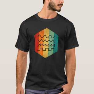 Camiseta Sonido sintetizador modular Waveform Analógico Ner