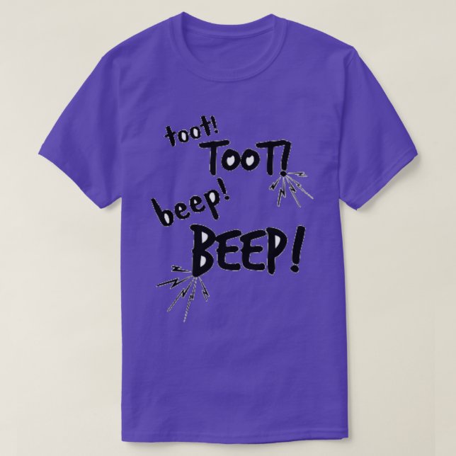 Camiseta Sonido Toot Beep (Diseño del anverso)