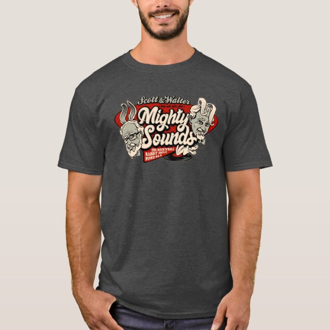 Camiseta Sonidos poderosos del agujero de conejo (Anverso)