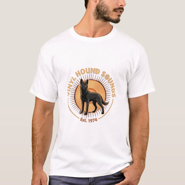 Camiseta Sonidos Vinyl Hound (Anverso)