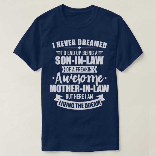 Camiseta Soninlaw de la increíble suegra (Diseño del anverso)