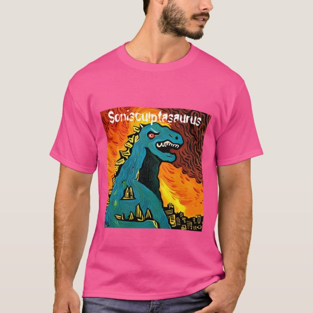 Camiseta Sonisculptasaurus (Anverso)