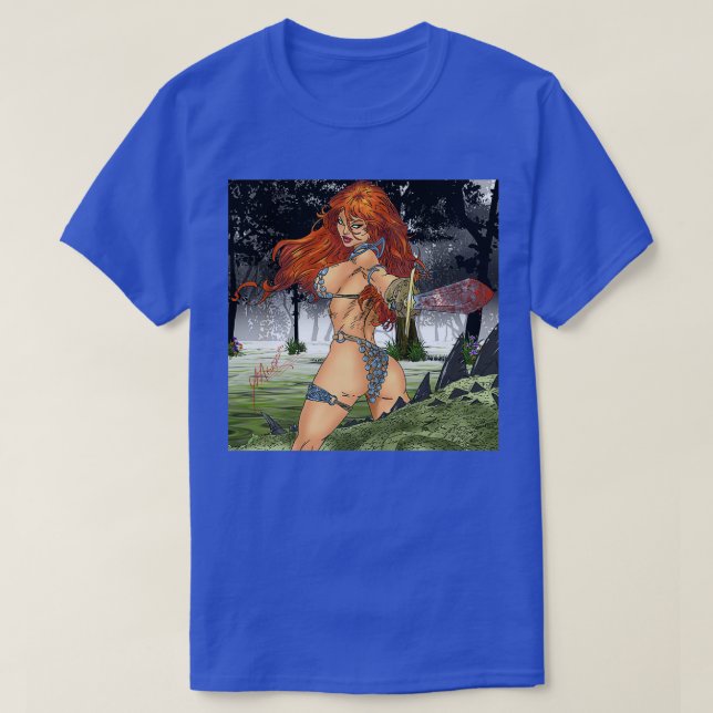 Camiseta Sonja roja 1 (Diseño del anverso)