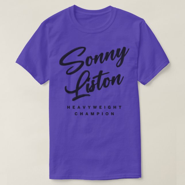 Camiseta Sonny Liston (Diseño del anverso)