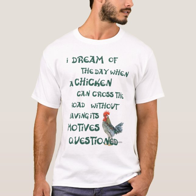 Camiseta Soño con el día… POLLOS (en luz) (Anverso)