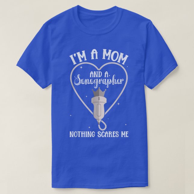 Camiseta Sonografía de mamá cardíaca (Diseño del anverso)