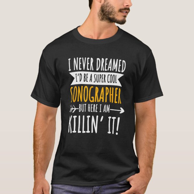 Camiseta Sonografía Sonografía Técnica de Ultrasonido Médic (Anverso)
