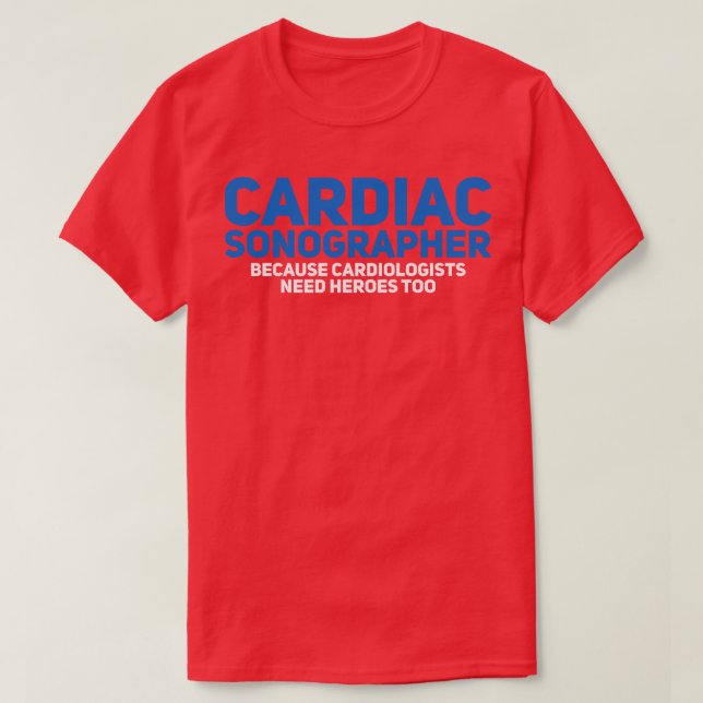 Camiseta Sonógrafo cardiaco 3 (Diseño del anverso)