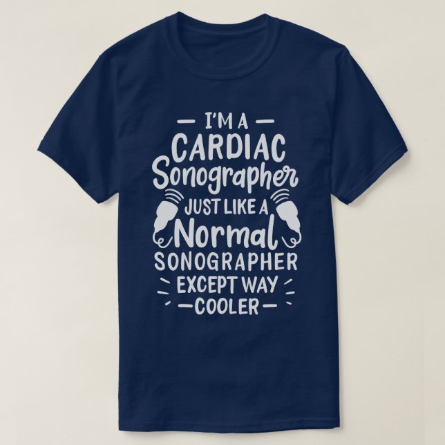 Camiseta Sonógrafo cardiaco 5 (Diseño del anverso)