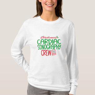Camiseta sonógrafo cardíaco de navidades