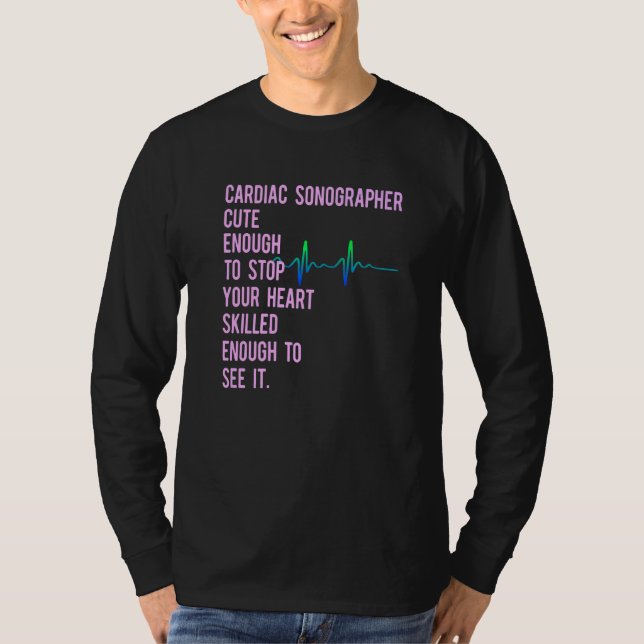 Camiseta Sonógrafo Cardíaco Echo Tech Educa Rdcs 1 (Anverso)