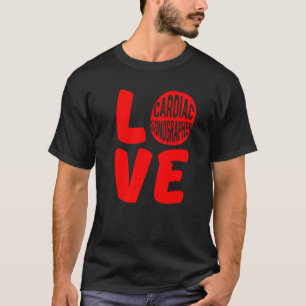 Camiseta Sonógrafo cardíaco Echo Tech Love RDCS