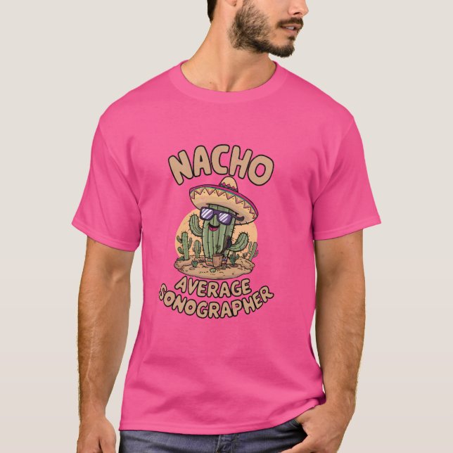 Camiseta Sonograma divertido de sonógrafo promedio Nacho Ul (Anverso)