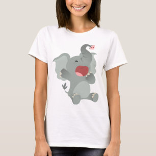 Camiseta soñolienta linda de las mujeres del