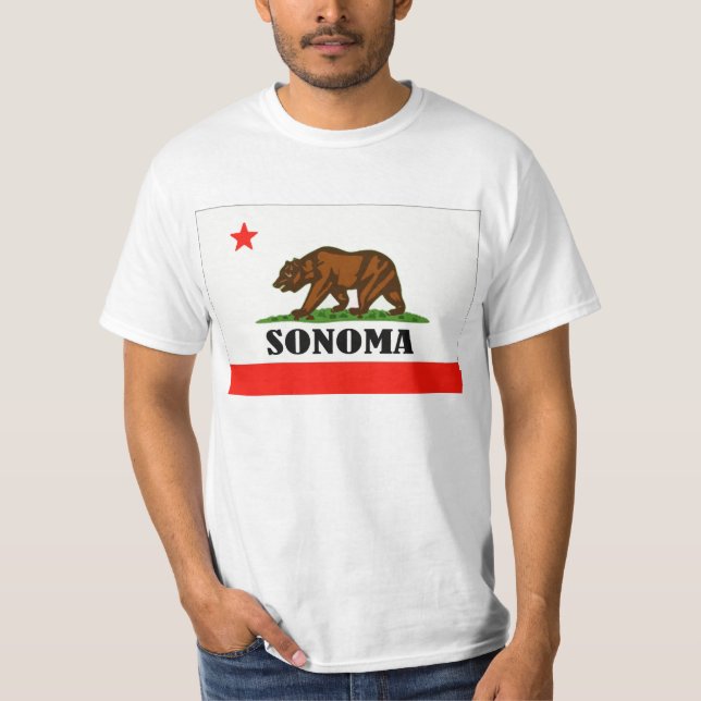 Camiseta Sonoma, California (Anverso)