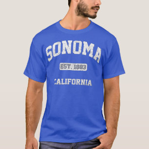 Camiseta Sonoma California CA estilo atlético vintage