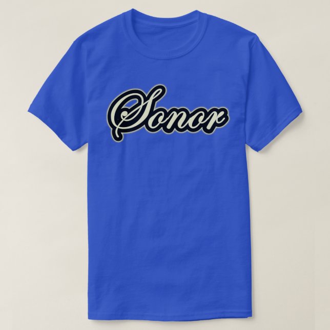 Camiseta Sonor Drums Vintage (Diseño del anverso)