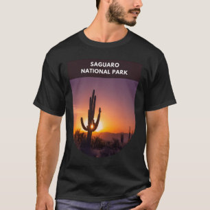 Camiseta Sonoran Saguaro Sunrise Silhouette