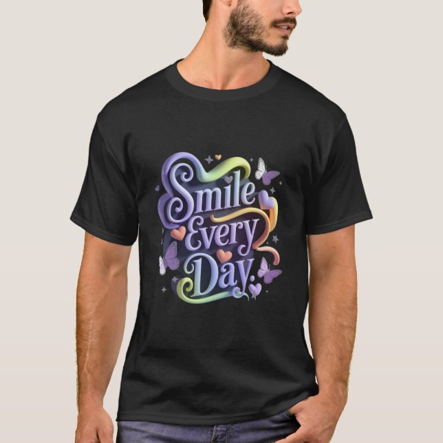 Camiseta Sonreir cada día (Anverso)