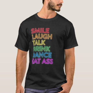 Camiseta Sonreir risa Bebe Bebida Baile Orgullo LGBT Camise