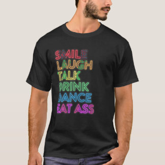 Camiseta Sonreir risa Bebe Bebida Baile Orgullo LGBT Camise