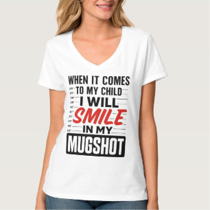 Camiseta Sonreiré en mi mugshot