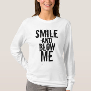 Camiseta Sonría y sópleme