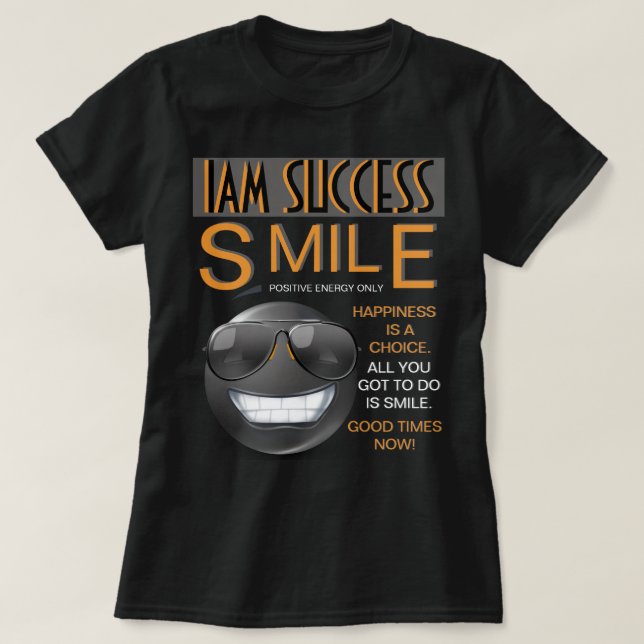CAMISETA SONRÍE (Diseño del anverso)