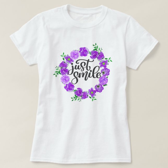 Camiseta Sonríe (Diseño del anverso)