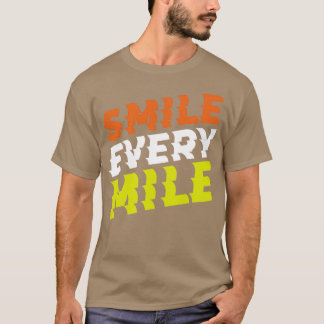 Camiseta Sonríe cada milla que corre