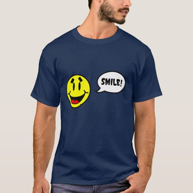 CAMISETA ¡SONRÍE! ¡DIJE SONRISA! (Anverso)