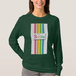 Camiseta Sonríe 🌈 Elige Feliz Un Toque de Alegría Colorea