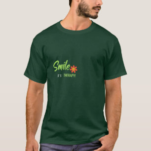 Camiseta Sonríe Es Terapia – Divertida
