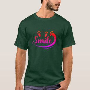 Camiseta Sonríe Mantén la Sonrisa Sonríe Más Mantén la Sonr