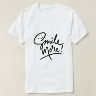 Camiseta Sonríe Más – Tipografía Positiva