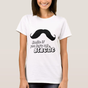 Camiseta Sonríe si amas mi bigote