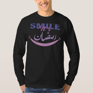 Camiseta Sonríe su Ramadán musulmán Eid Mubarak Rama islámi