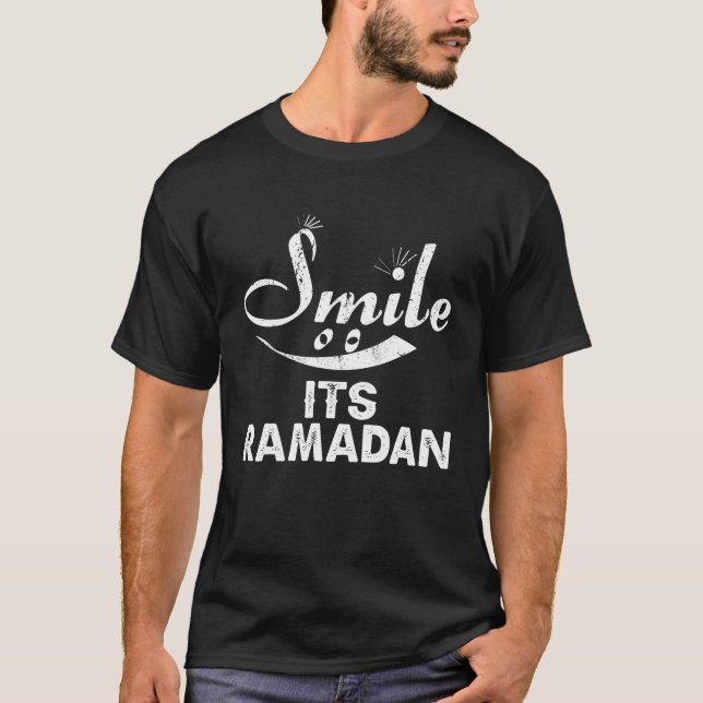 Camiseta Sonríe sus ideas de regalo de Ramadán para el Isla (Anverso)