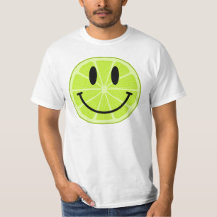 Camiseta Sonríe un trozo de cal - fruta de cítricos!