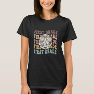 Camiseta Sonriente Cara Sonriente de Primer Grado Retro Mae