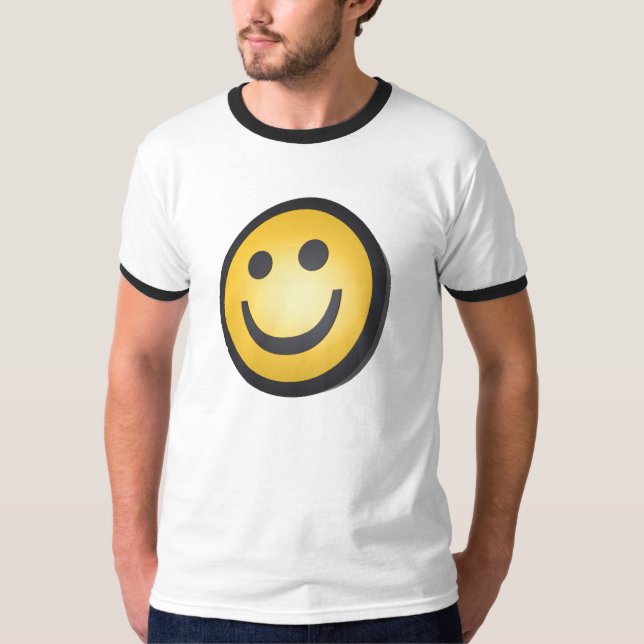 Camiseta sonriente de la cara (Anverso)