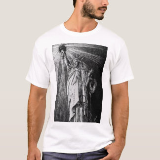 Camiseta sonriente de la libertad