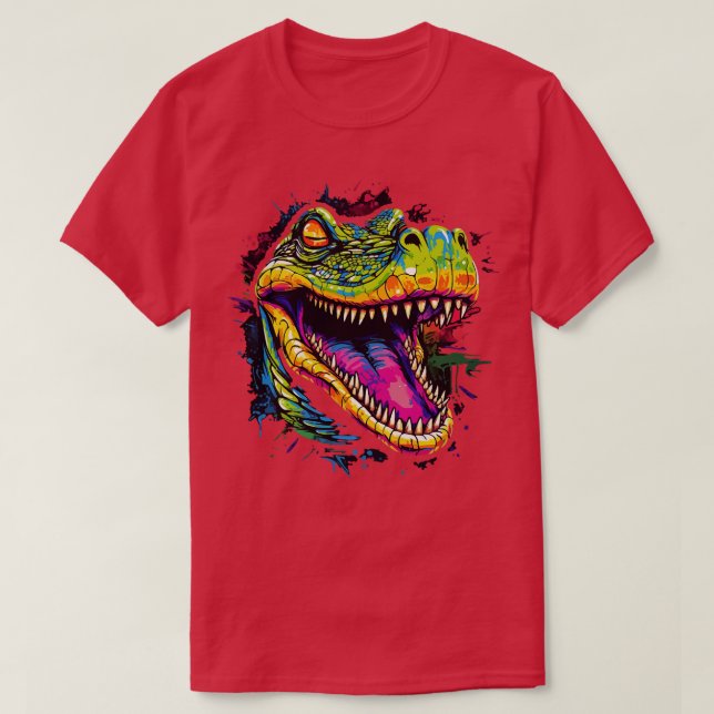 Camiseta Sonriente de lagarto (Diseño del anverso)